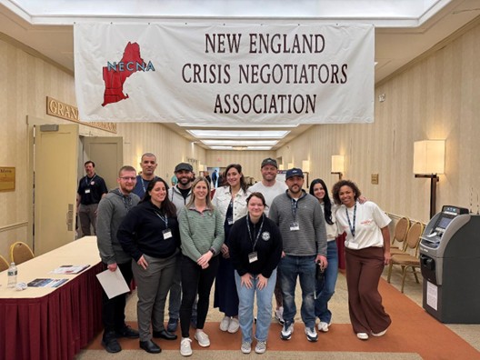 Somerville Police Department’s Crisis Negotiation Team (CNT) along with COHR staff attend the New England Crisis Negotiators Association Conference